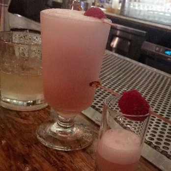 Paper Plane - The second time the bartender made the Pink Lady it came with a little baby extra. - Cocktail Bars Near Me - San Jose, California Paper Plane - The second time the bartender made the Pink Lady it came with a little baby extra. - Cocktail Bars Near Me - San Jose, California