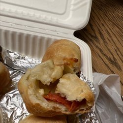 Cj's Pizza & Subs - Mmmmmm warm crispy but soft bread, gooey cheese and flavorful pepperoni!