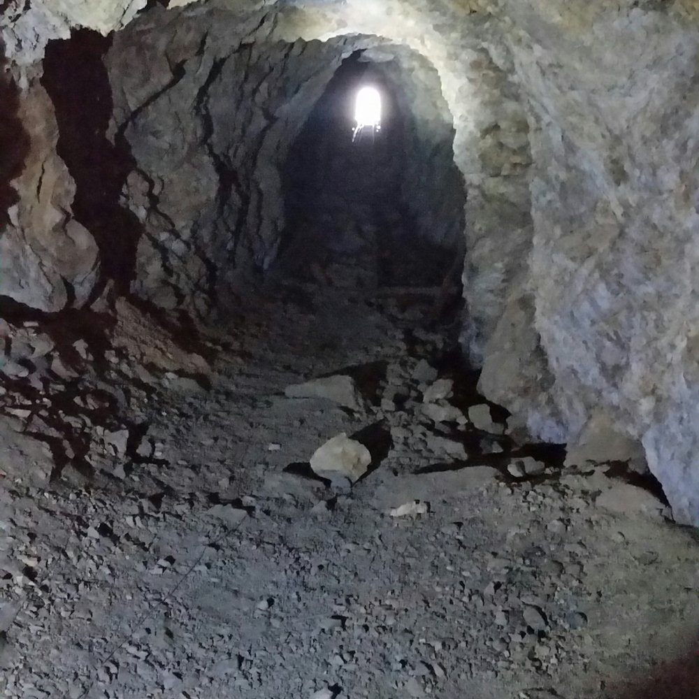 Big Horn Mine - From about 100ft inside the mine - Hiking Near Me Big Horn Mine - From about 100ft inside the mine - Hiking Near Me