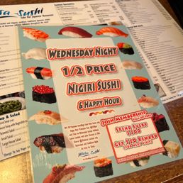 Masa sushi happy hour!