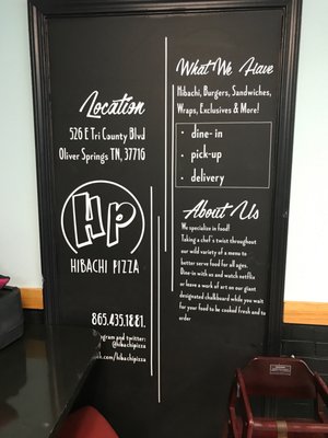 Menu photo 1 Hibachi Pizza Oliver Springs, TN Menu photo 1 Hibachi Pizza Oliver Springs, TN