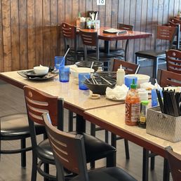 Tables need clearing