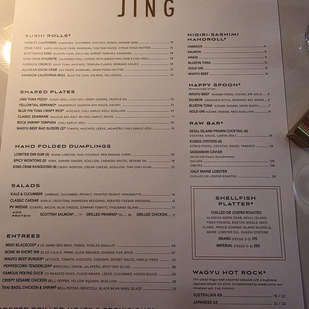 Jing - Steakhouses Near Me - Scottsdale, Arizona Jing - Steakhouses Near Me - Scottsdale, Arizona