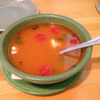 Lemongrass Too - Tom Yum soup. Very spicy when you ask for it to be so! - Thai Near Me - Annapolis, Maryland