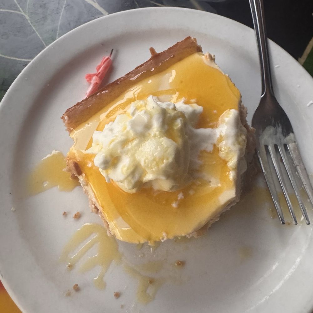 Tahiti Nui - Lilikoi cheesecake - Seafood Near Me - Hanalei, Hawaii Tahiti Nui - Lilikoi cheesecake - Seafood Near Me - Hanalei, Hawaii
