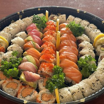 Yummy Sushi Burrito - This one had a lot of raw fish sushi's on it. - Sushi Bars Near Me - Stockton, California Yummy Sushi Burrito - This one had a lot of raw fish sushi's on it. - Sushi Bars Near Me - Stockton, California