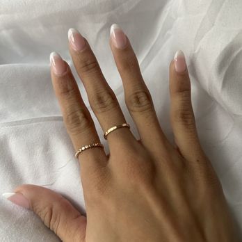 Icon Nails Spa - French Short Gel X Extension - Nail Salons Near Me - Coral Gables, Florida Icon Nails Spa - French Short Gel X Extension - Nail Salons Near Me - Coral Gables, Florida