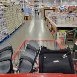 Costco - Starting to fill wagon