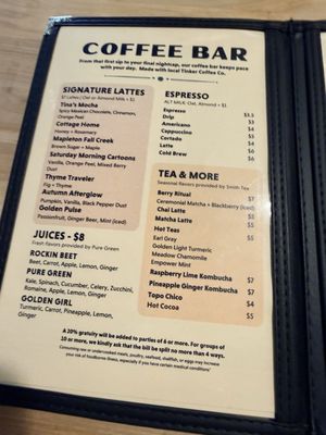 Menu photo 6 Gather 22 Indianapolis, IN