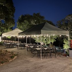 PANDA PARTY RENTALS - Rented tables and chairs.