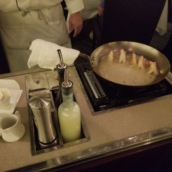 Atlantis Steakhouse - Table side shrimp scampi. Dinner and a show - Steakhouses Near Me - RENO, Nevada Atlantis Steakhouse - Table side shrimp scampi. Dinner and a show - Steakhouses Near Me - RENO, Nevada