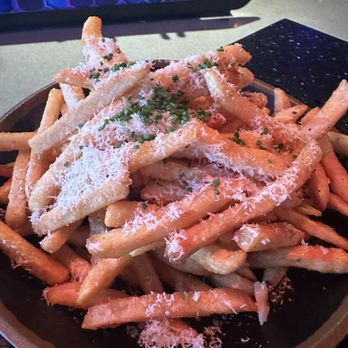 Atomic Golf - Garlic Parmesan fries - 4/22/2024 - Sports Bars Near Me - Las Vegas, Nevada