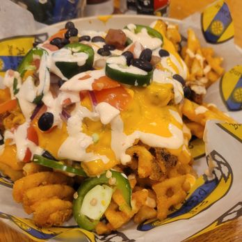 Abbey Burger HDG - waffle fry nachos - Burgers Near Me - Havre de Grace, Maryland