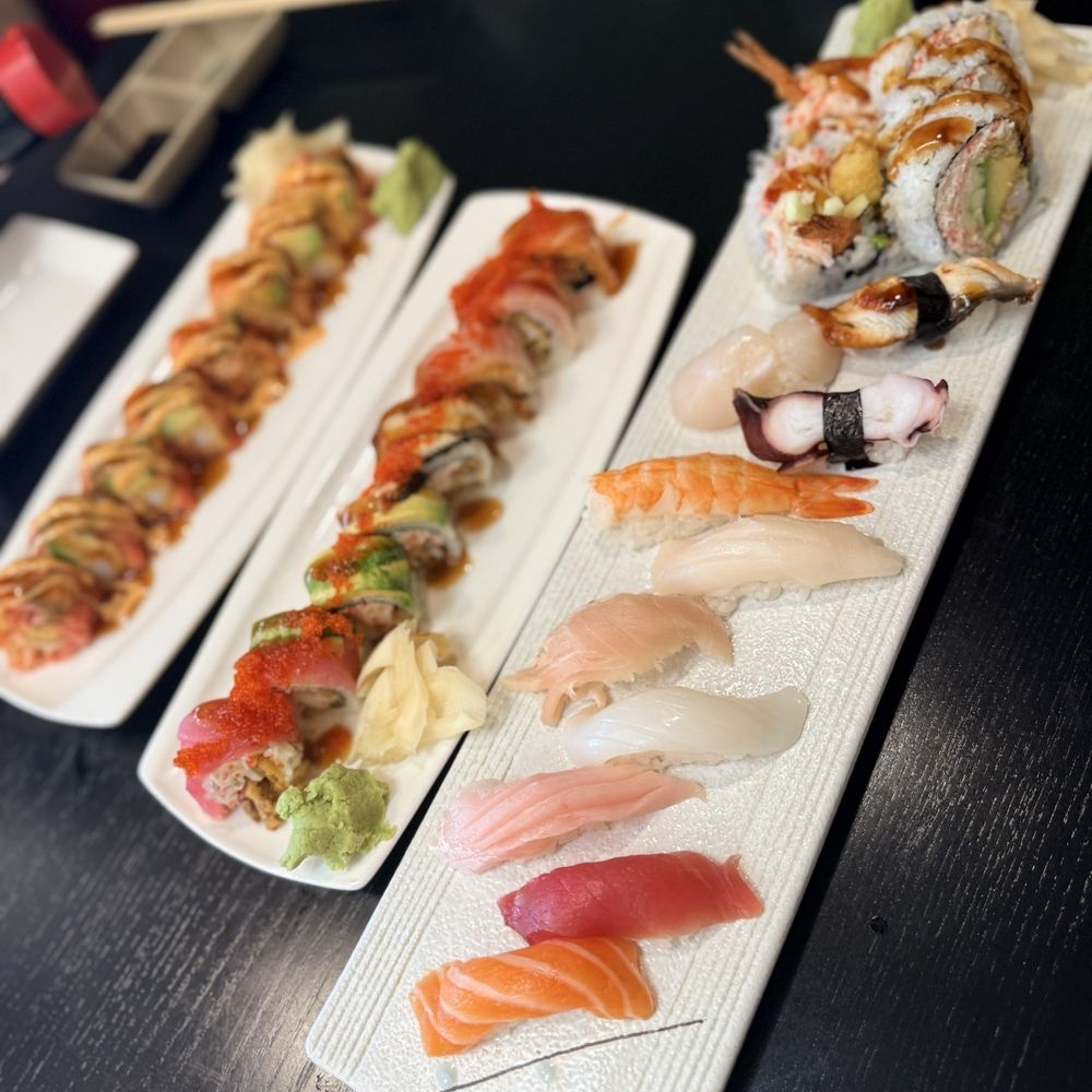 Nigiri Special , Happy Special Roll, Sushi burrito Roll Nigiri Special , Happy Special Roll, Sushi burrito Roll