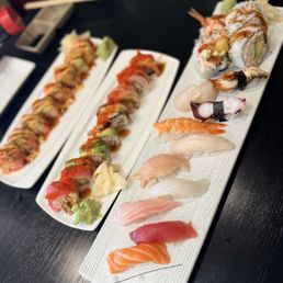 Nigiri Special , Happy Special Roll, Sushi burrito Roll Nigiri Special , Happy Special Roll, Sushi burrito Roll