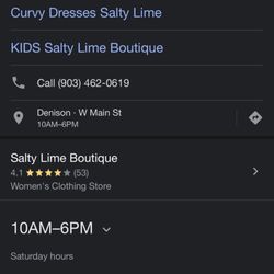 Salty Lime Boutique