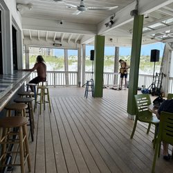 Outdoor patio bar