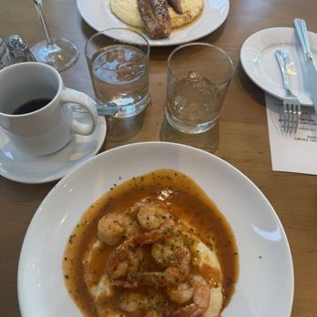 Chapter IV - back: redfish & grits  front: shrimp & grits - Southern Near Me - New Orleans, Louisiana