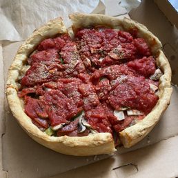 Deep Sish Supreme.....crust was floppy, and overall an uneventful pizza for $27.95 before tax. Deep Sish Supreme.....crust was floppy, and overall an uneventful pizza for $27.95 before tax.