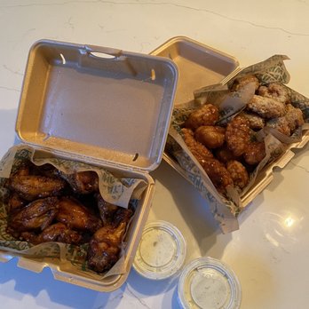 Wingstop - Takeout Spicy Korean bone-in, Garlic Parmesan boneless, - Chicken Wings Near Me - Fairfield, California