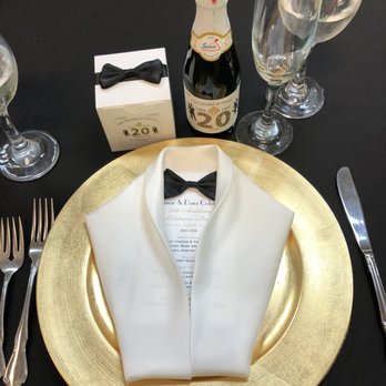 Classic Christian Weddings - Custom Menu, Favors and Tuxedo Fold Napkin - Wedding Planning Near Me Classic Christian Weddings - Custom Menu, Favors and Tuxedo Fold Napkin - Wedding Planning Near Me