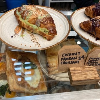 Rustle & Still Café - Coconut Pandan Croissant - Coffee & Tea Near Me - Toronto, Ontario Rustle & Still Café - Coconut Pandan Croissant - Coffee & Tea Near Me - Toronto, Ontario
