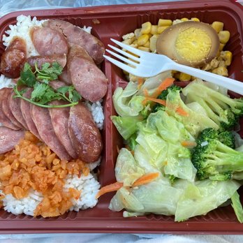 Why Thirsty - Taiwanese sausage rice....$12.04, not $13.....well....close BUT honest, no MSG and comes with receipt. - Taiwanese Near Me - San Gabriel, California