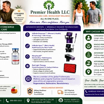 Premier Health - See our holistic personalized services. - Concierge Medicine Near Me - Rockville, Maryland Premier Health - See our holistic personalized services. - Concierge Medicine Near Me - Rockville, Maryland