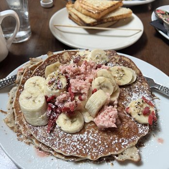 Ollo - Oatmeal pancakes - New American Near Me - Malibu, California Ollo - Oatmeal pancakes - New American Near Me - Malibu, California