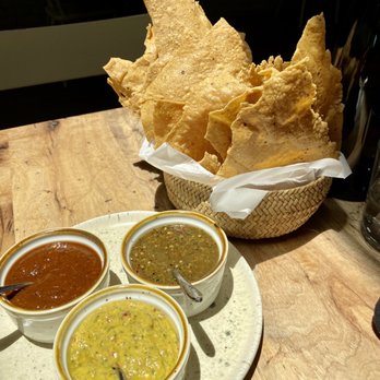 Suerte - Trio of salsa - Mexican Near Me - Austin, Texas