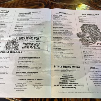 Crabby Dick’s - Menu - Seafood Near Me - Rehoboth beach, Delaware Crabby Dick’s - Menu - Seafood Near Me - Rehoboth beach, Delaware