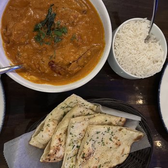 Paisley - Fish Curry (df,gf) rice and Garlic Naan (Vegetarian) - Indian Near Me - New York, New York Paisley - Fish Curry (df,gf) rice and Garlic Naan (Vegetarian) - Indian Near Me - New York, New York