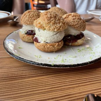 Nancy's Hustle - Profiteroles - New American Near Me - Houston, Texas Nancy's Hustle - Profiteroles - New American Near Me - Houston, Texas