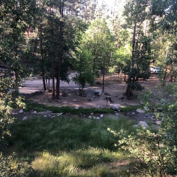 Downshift Brewing - Rio Ruidoso running through back - Pizza Near Me - Ruidoso, New Mexico
