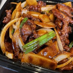 Mongolian beef Mongolian beef