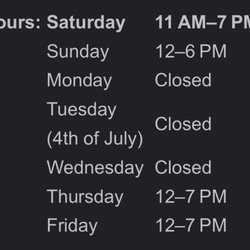 The Full Monty - Hours