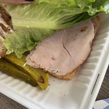 Everyday Joe's - One click of turkey, remnants from the bacon that was added by mistake and just swiped off - Coffee & Tea Near Me - Bar Harbor, Maine