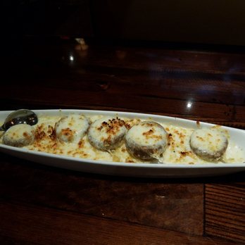 LongHorn Steakhouse - White cheddar stuffed mushrooms. You get 6... or 5 big ones I guess? - Steakhouses Near Me - Parsippany, New Jersey LongHorn Steakhouse - White cheddar stuffed mushrooms. You get 6... or 5 big ones I guess? - Steakhouses Near Me - Parsippany, New Jersey