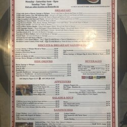 Our newest menu featuring new items. We will be posting an internet friendly version soon.
