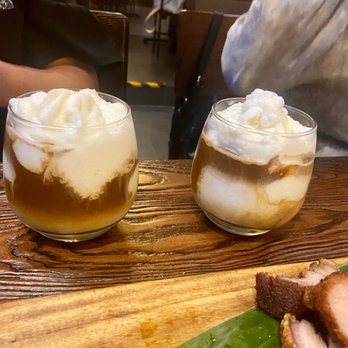 HEM Kitchen And Bar - Egg white coffee and coconut coffee - Vietnamese Near Me - Houston, Texas