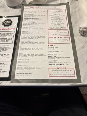 Menu photo 1 Dilly Diner Tulsa, OK