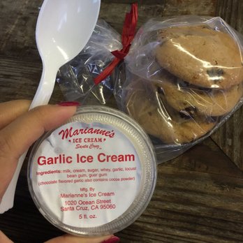 Garlic World - Garlic ice cream and garlic chocolate chip cookies. Match made in heaven. - Specialty Food Near Me - Gilroy, California