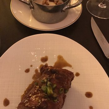 Le George - Goats and purée potato with celery and roasted pine nuts - Mediterranean Near Me - Paris, 75