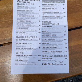 Ironbound Hard Cider - July 10th 2021 drinks menu front - Cideries Near Me - Asbury, New Jersey Ironbound Hard Cider - July 10th 2021 drinks menu front - Cideries Near Me - Asbury, New Jersey