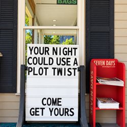 Get Yours - GA Little Humor At Get Yours In Waterbury Center. Your Night Could Use A Plot Twist.