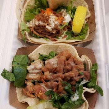 KoJa Kitchen - Braised pork taco and a chicken taco. - Asian Fusion Near Me - Dublin, California