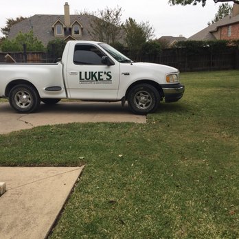 Luke's Landscape & Maintenance - a truck parked in a yard - Landscaping Near Me Luke's Landscape & Maintenance - a truck parked in a yard - Landscaping Near Me