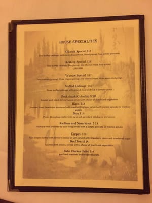 Menu photo 8 Baltic Restaurant Berlin, CT