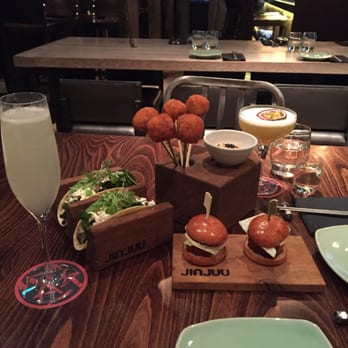 Jinjuu - Mushroom tacos, tofu sliders and saw-woo pops - Korean Near Me - London, XGL