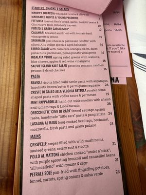 Menu photo 1 Maglia Rosa Portland, OR Menu photo 1 Maglia Rosa Portland, OR